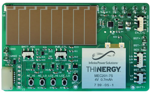 The IPS energy harvesting evaluation board IPS energy harvesting evaluation board